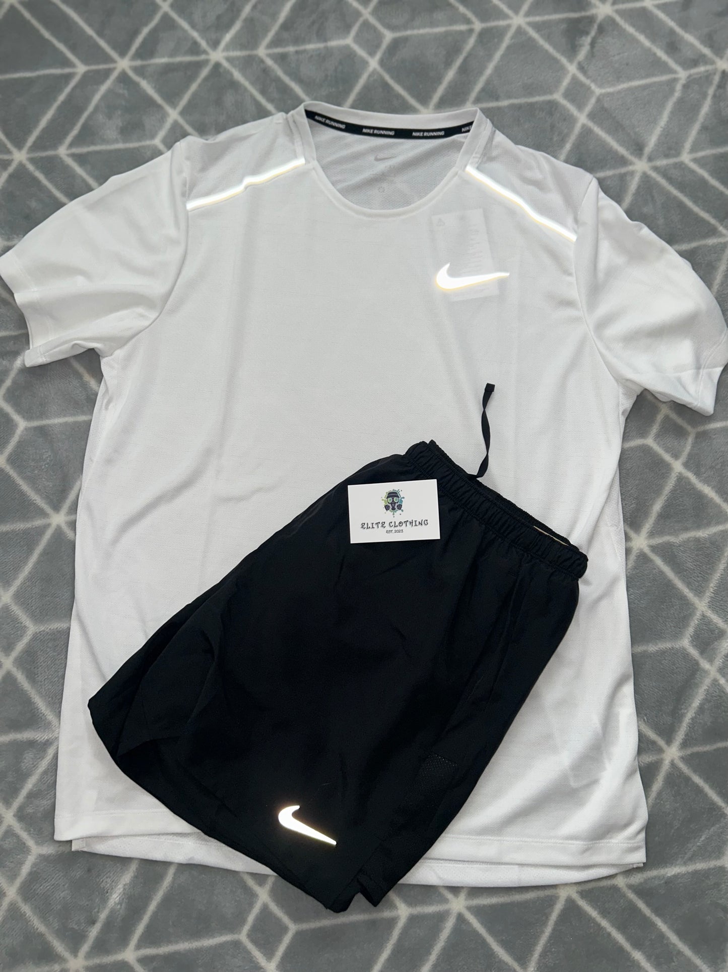 Nike white miller set