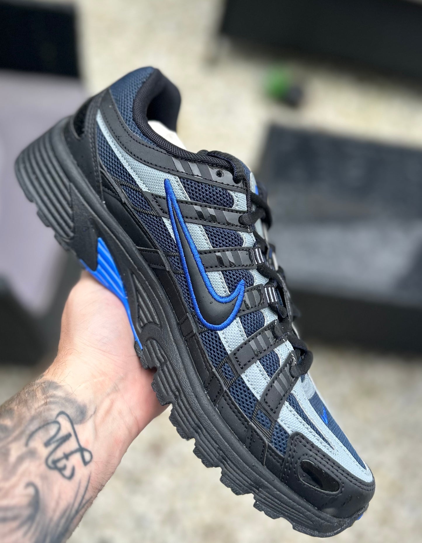 Nike p6000 “blue obsidian / black “