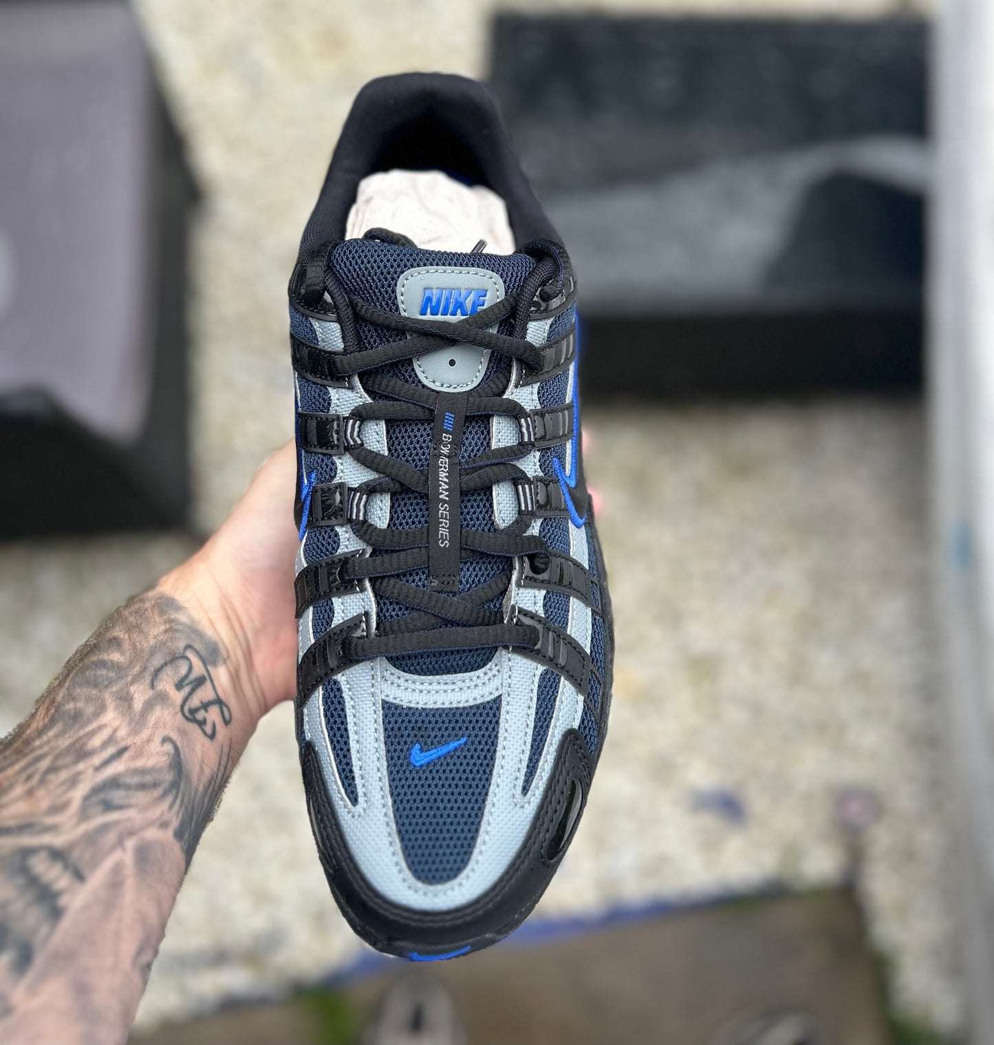 Nike p6000 “blue obsidian / black “