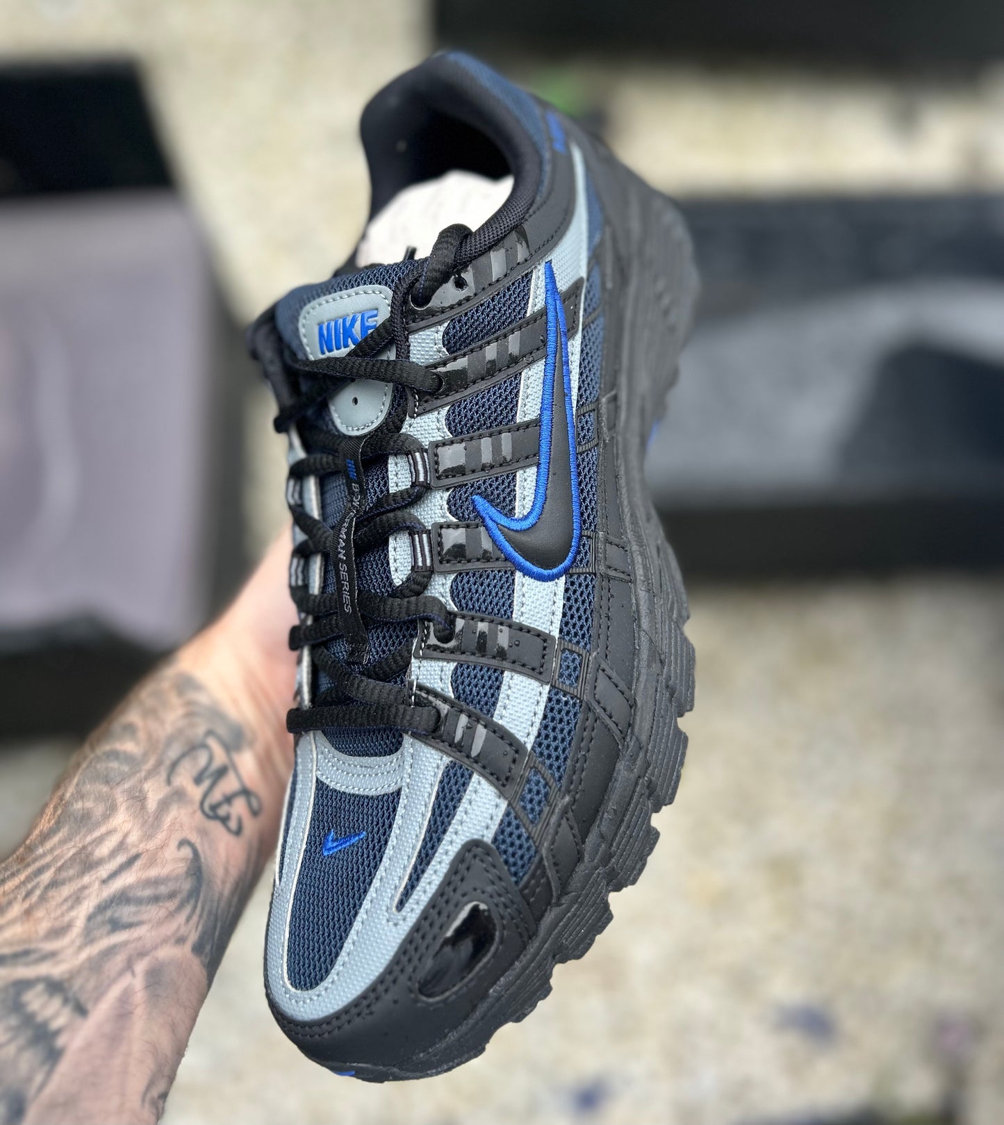 Nike p6000 “blue obsidian / black “