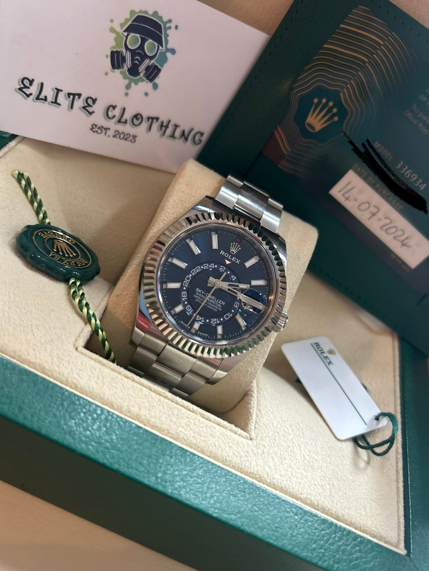 Rolex skydweller blue face