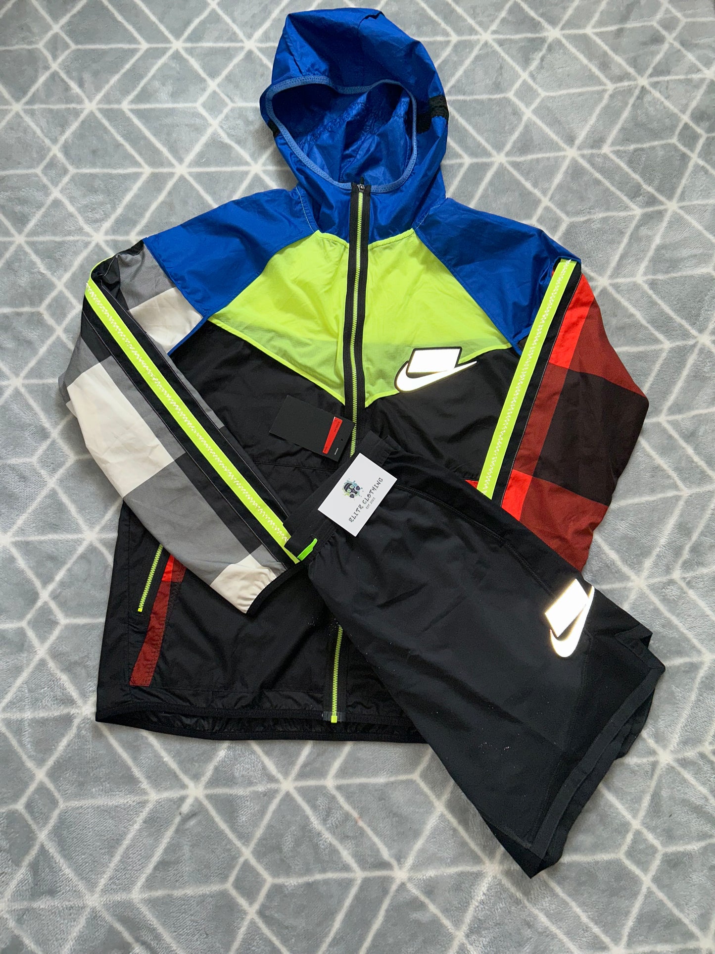 Nike Meekz Windbreaker - Black/Volt