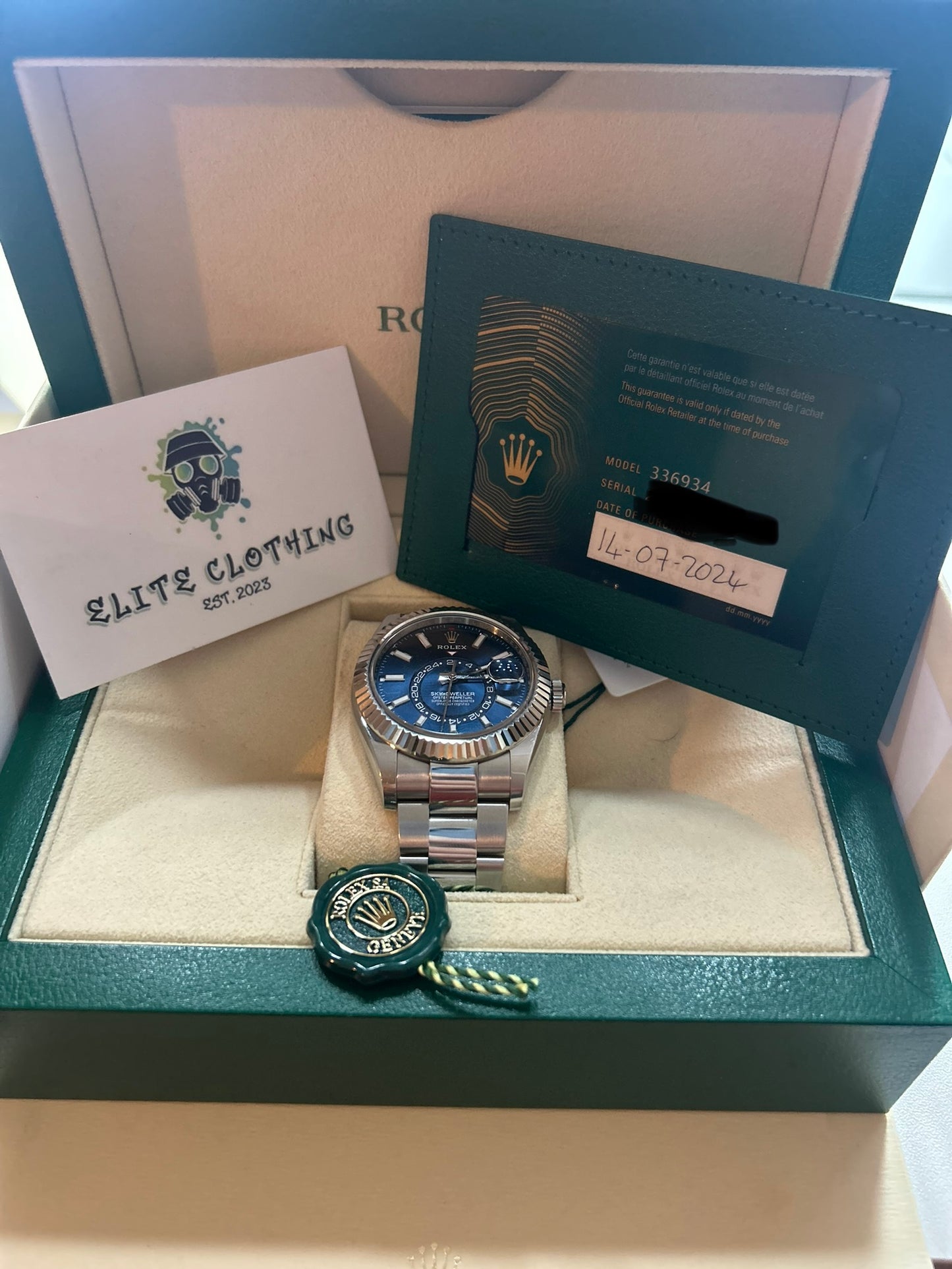 Rolex skydweller blue face