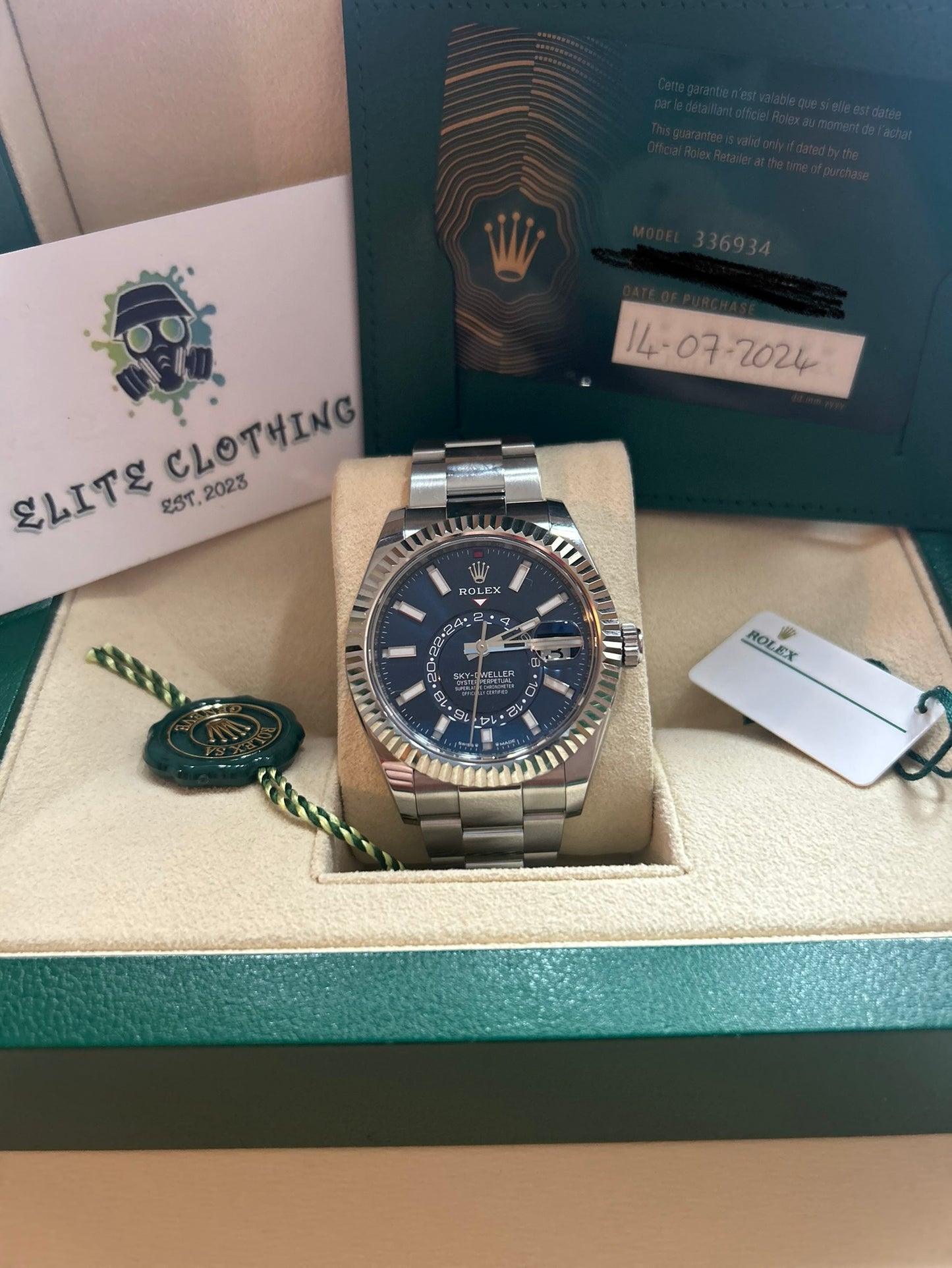 Rolex skydweller blue face