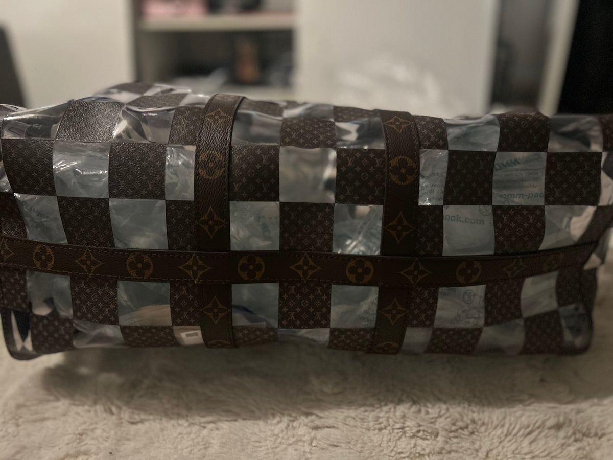 Louis Vuitton travel bag monogram chess hold-all
