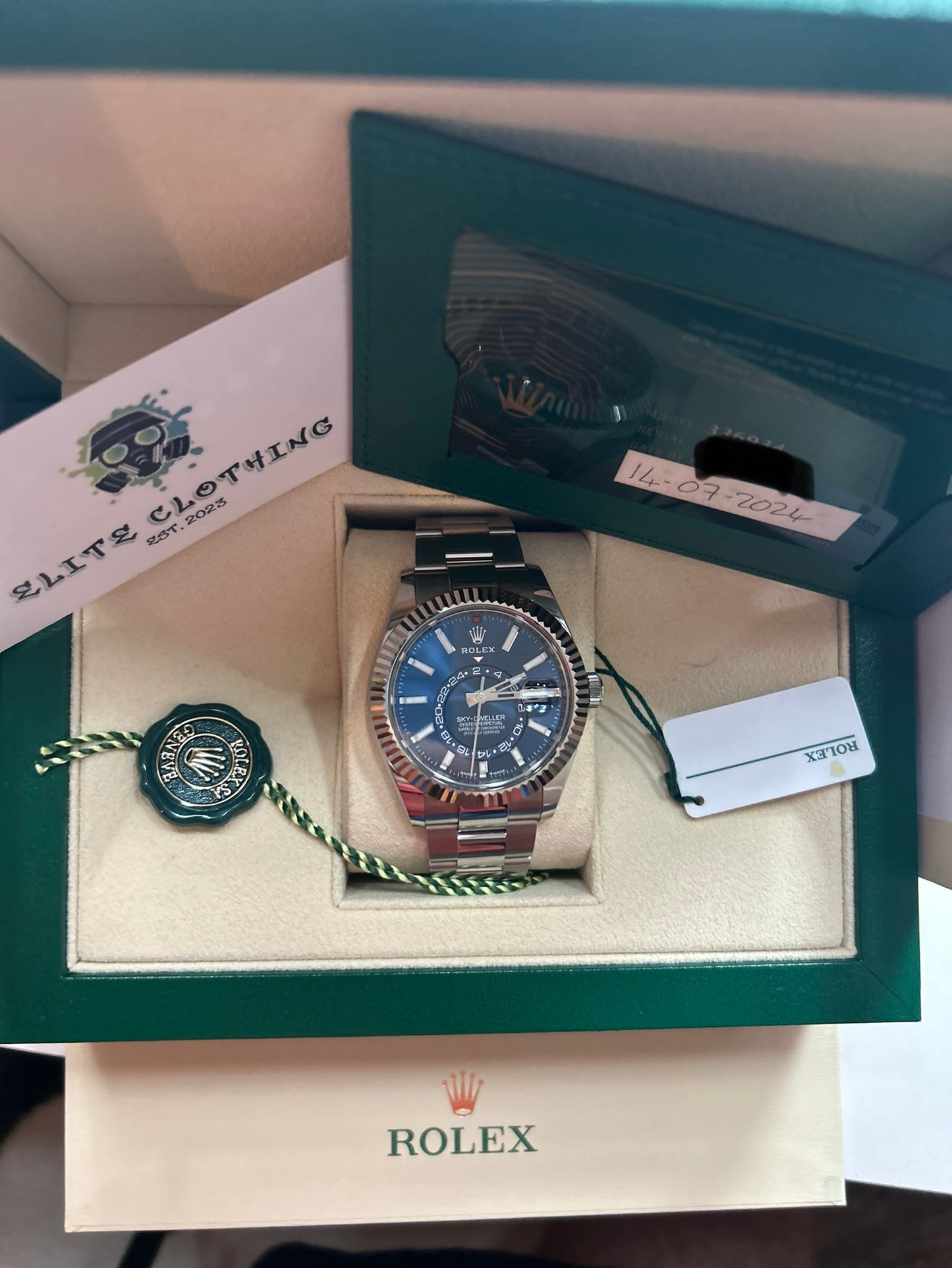 Rolex skydweller blue face