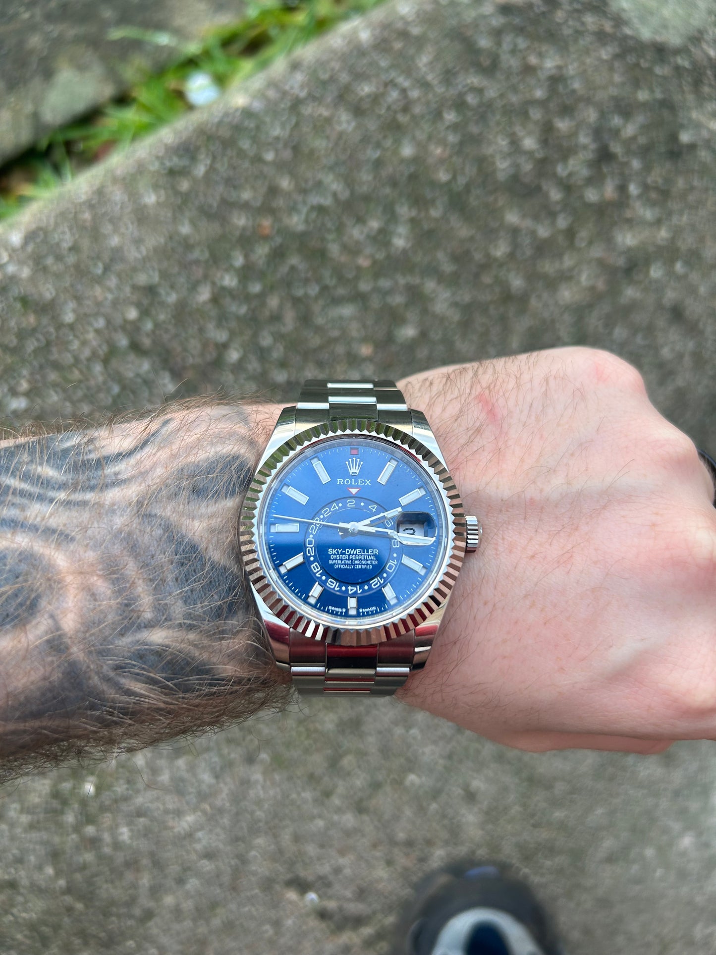Rolex skydweller blue face