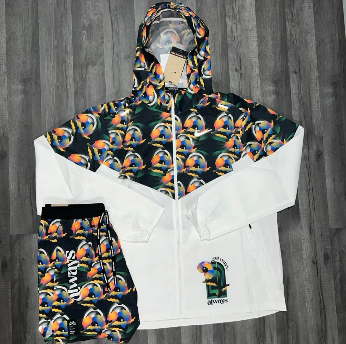 Nike repel A.I.R Jordan moss Mens running set (no tags )