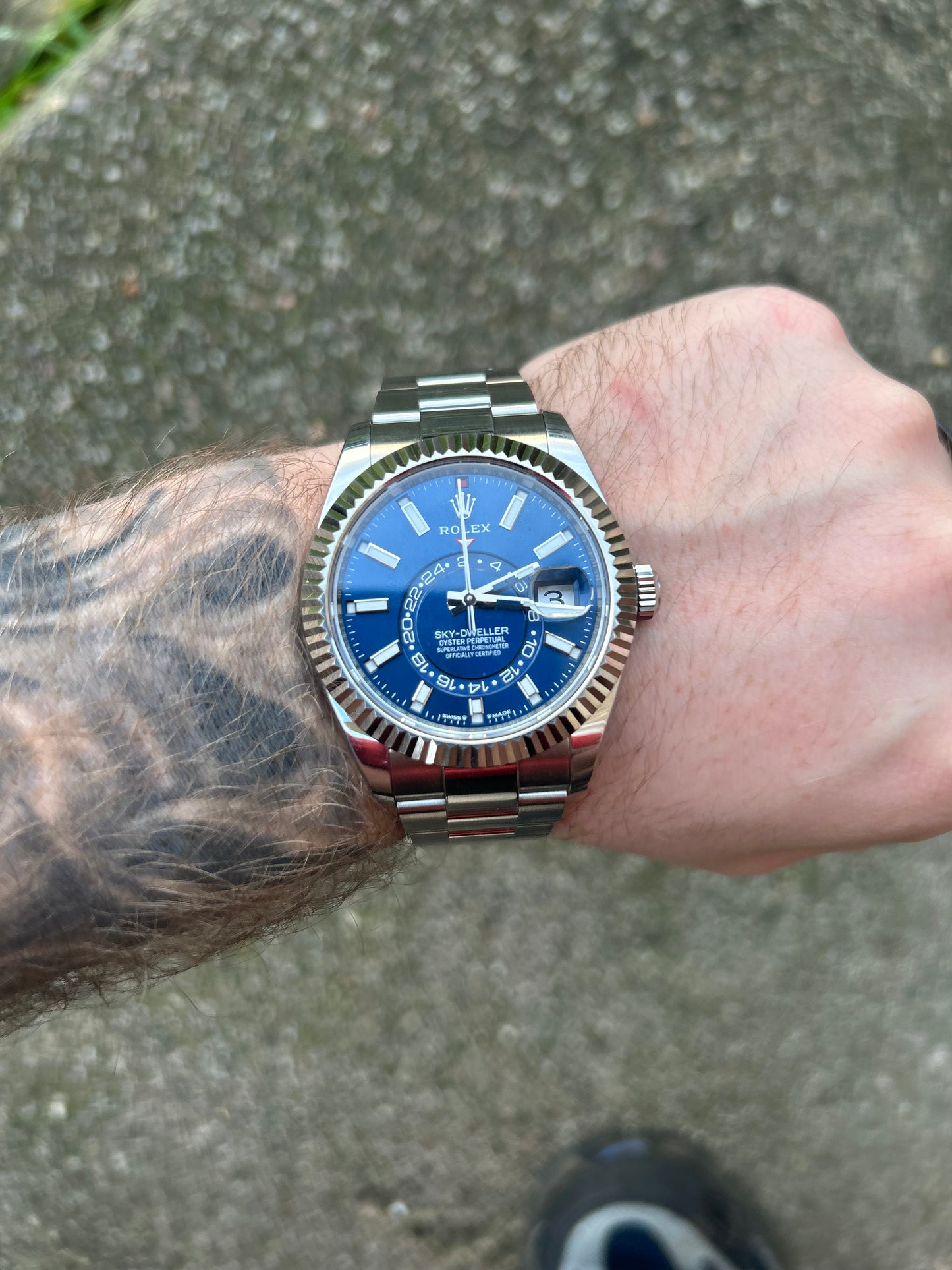 Rolex skydweller blue face