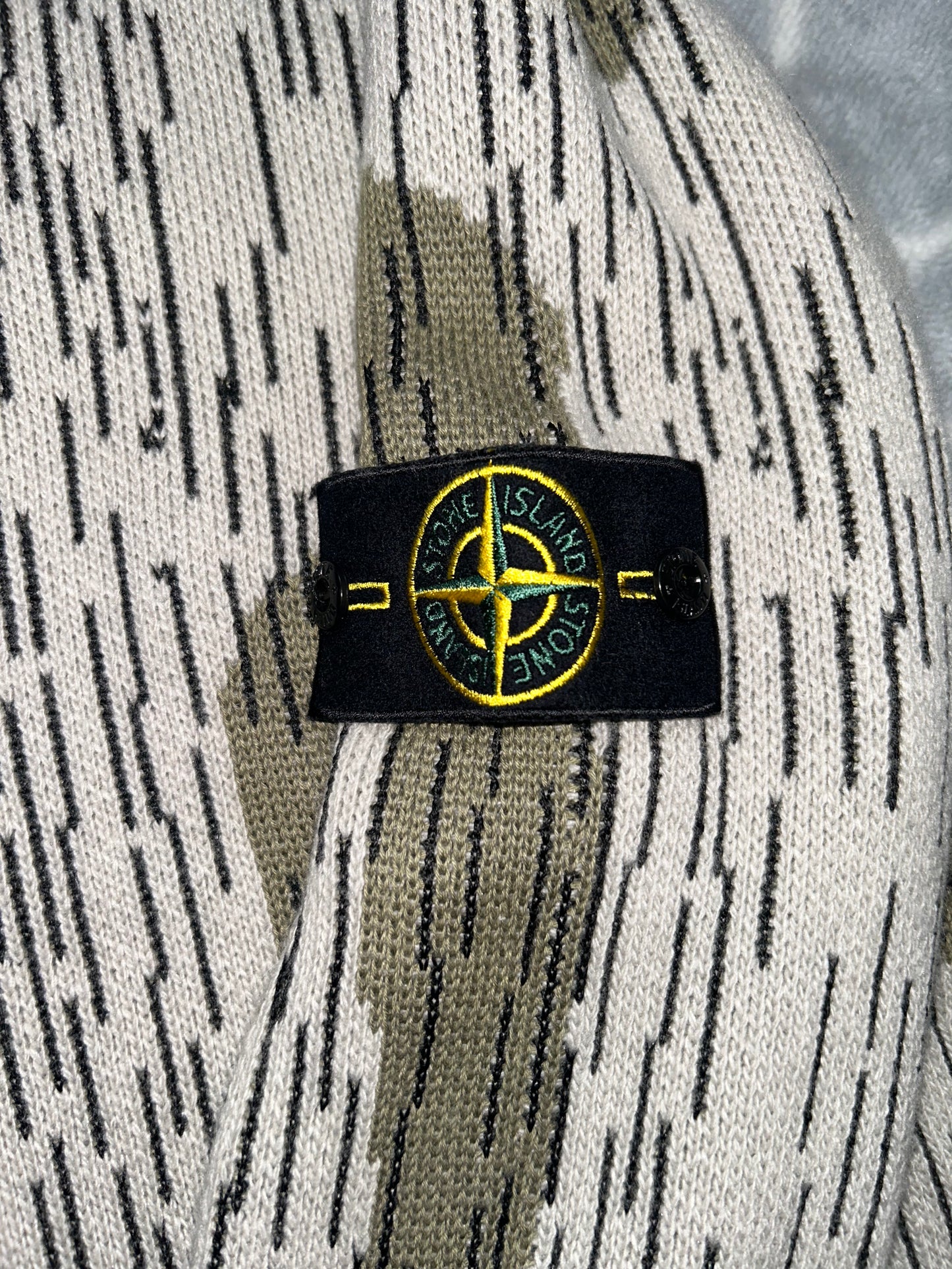 Stone island lambswool knitted jumper